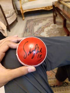 Ball signed by Shaheen Afridi
