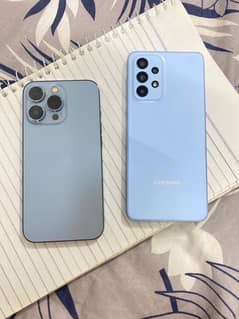 iphone+samsung combo selling  only serious buyers can contact