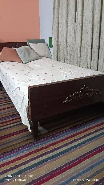 Single Wooded Bed For Sale 2