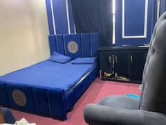 bed for sale in just 45k with mattress 0