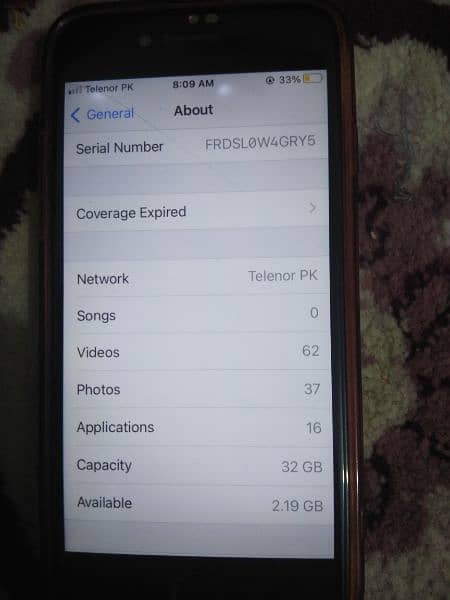 i phone  6S 32GB pta Approved 7