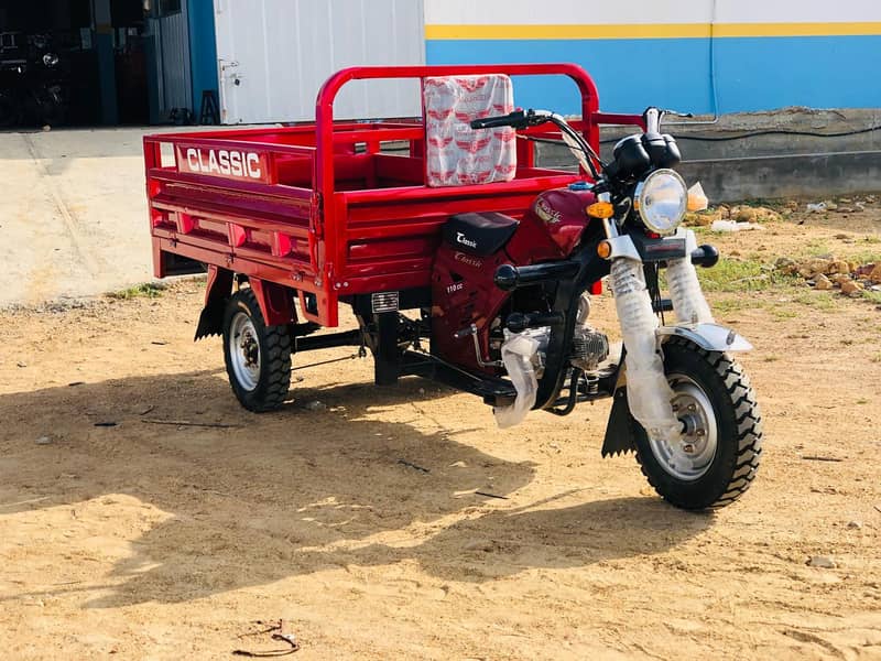 Classic 110cc Chingchi Cargo Loader Rickshaw 8