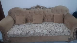 Golden color sofa set