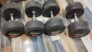 2 pairs of dumbbells of total weight 60kg