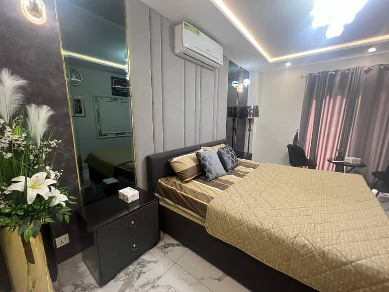 One Bed Furnished Apartment Available For Rent In Iqbal Block Sector E Bahria Twn 2