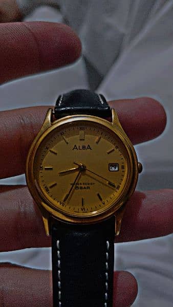 Alba by Seiko Golden vintage Original watch 5