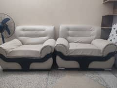 Luxury white leather sofas 0