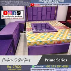 Double Bed Set Full King Size Dressing Almari Single Home Furniture