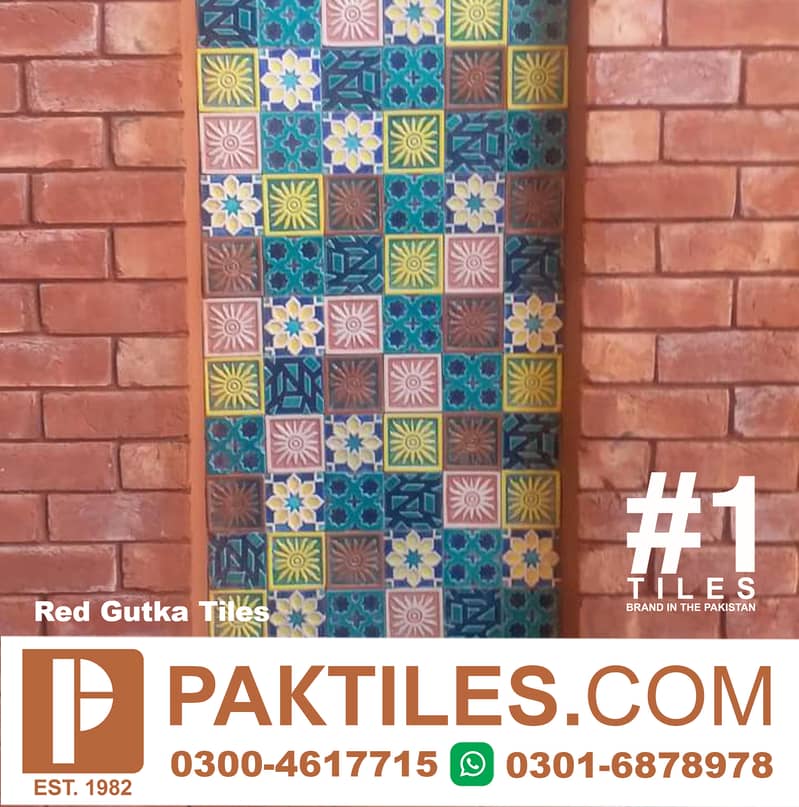 Gutka tiles price, Terracotta jali design, Khaprail roof tiles 9