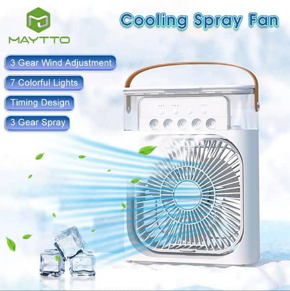 AC Fan Air Evaporative Fan Mini Mist Fan 3