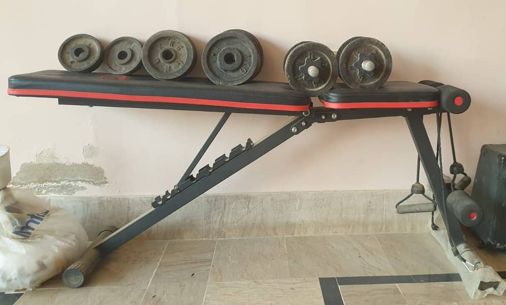 Bench with dumbbells 2