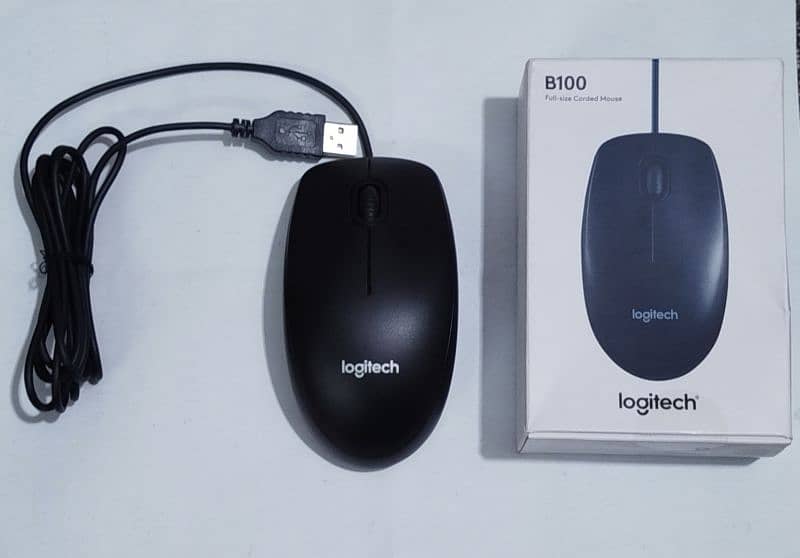 Logitech B100 Usb Optical Mouse 0