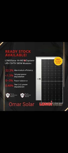 We are importer of solar panels Ja Jinko Canadian longi etc 1