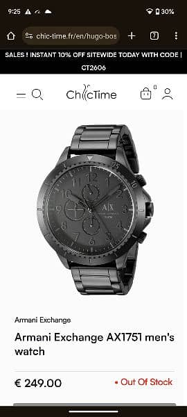 armani exchange AX1751 0