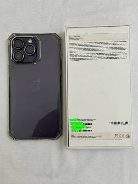 iPhone 14 Pro Max Deep Purple 256 GB PTA Approved 1