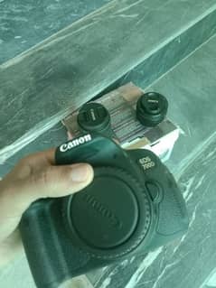 Canon 700d 18-55mm with 50mm lens