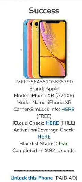 I Phone xr PTA ha M0BLIE 64 GB 7