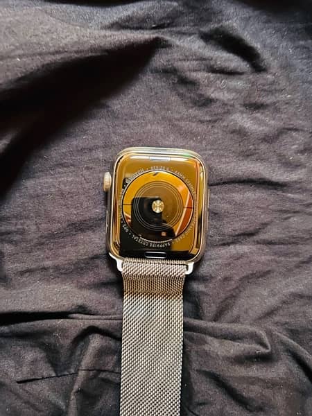 apple watch series 4 silver colour stainless steel edition Lte 5