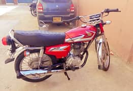 Honda CG 125 2016 model bike for sale WhatsApp on 03497539726