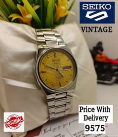 SEIKO 5 CITIZENS ORIENT AUTOMATIC MEN WRIST WATCH 03161737353