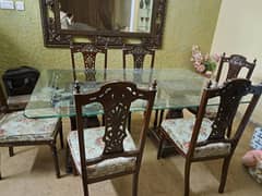 Elegant 6-Seater Dining Table | Crafted from Pure Sheesham Wood
