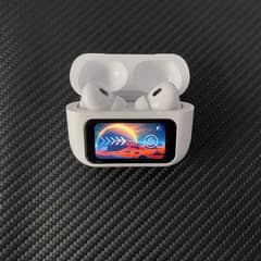 LCD Touchscreen white Airpods with ANC/ENC