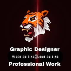Graphic Designer Video Editing.  +.  Logo Design