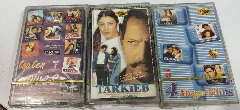 Indian and Pakistani audio cassettes brand new packed 0
