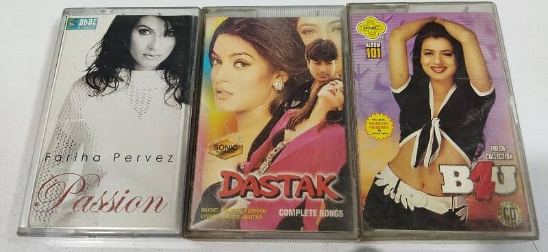 Indian and Pakistani audio cassettes brand new packed 5