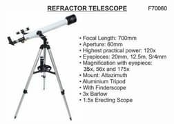 Brand New Hd Astronomical Telescope F70060