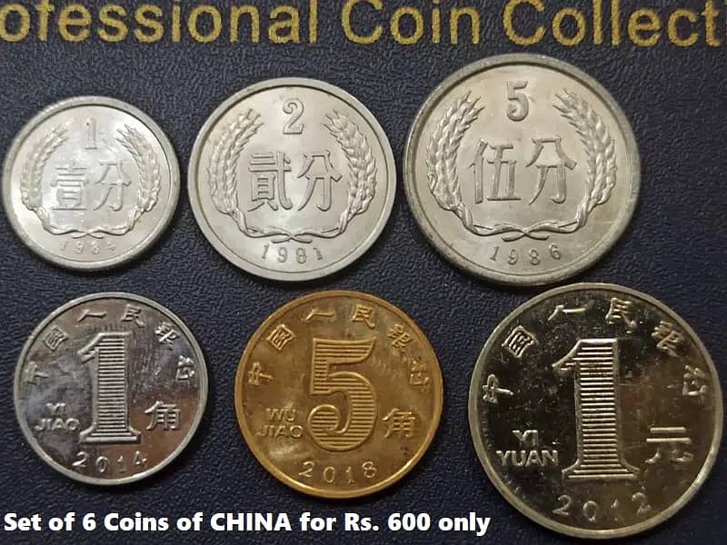 Coins of India, China, Srilanka, Bangladesh, Nepal, Malaysia,Indonesia 1