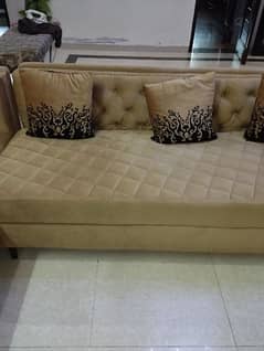 L shaped Designer Sofa slightly used for sale