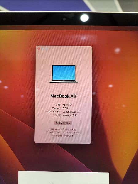 MacBook Air 13-inch M1 Chip 6