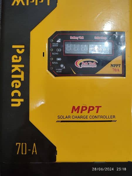 Pak Tech 70 amp Mppt Charge Controller hybrid 0