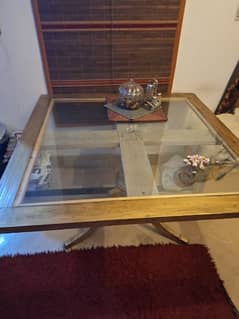 Glass top dining table for sale