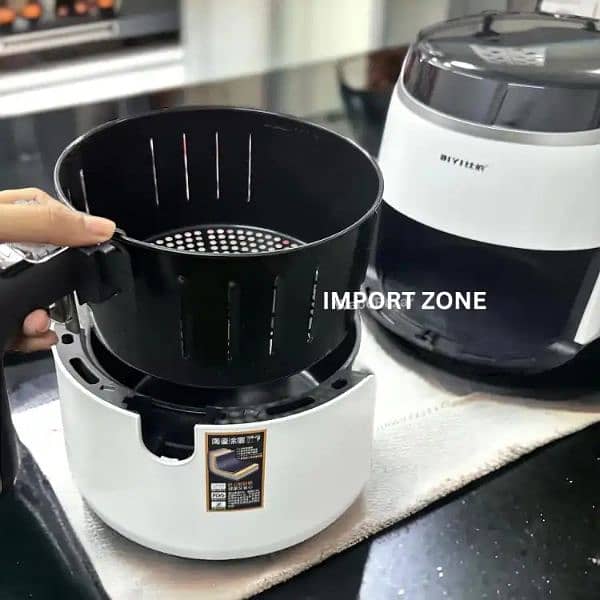 Korean Technology LCD Touch Air Fryer - 7.0 Ltr with Rapid Air 3