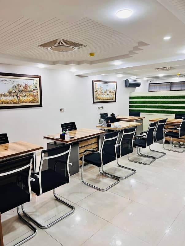 Phase 8 DHA Prime Location Fully Furnished Office For Rent 10