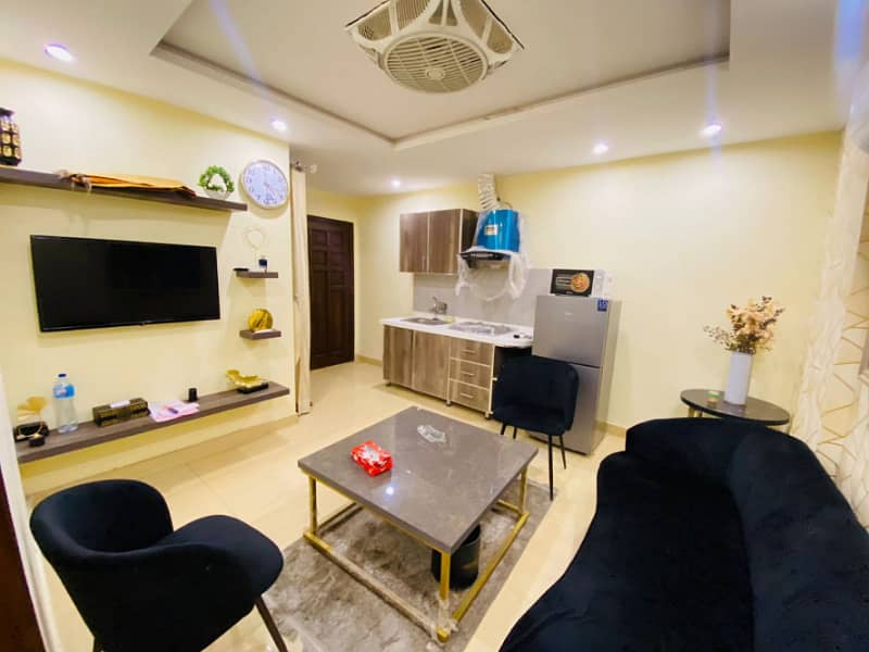 1 BHK Fully Furnished Apartment For Sale In BAHRIA Town LAhore 0