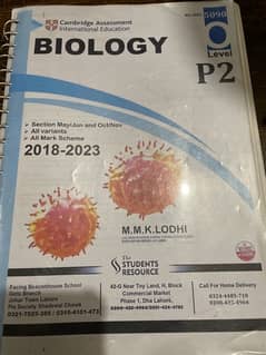 Biology O Level 5090 Past Papers 2018-2023