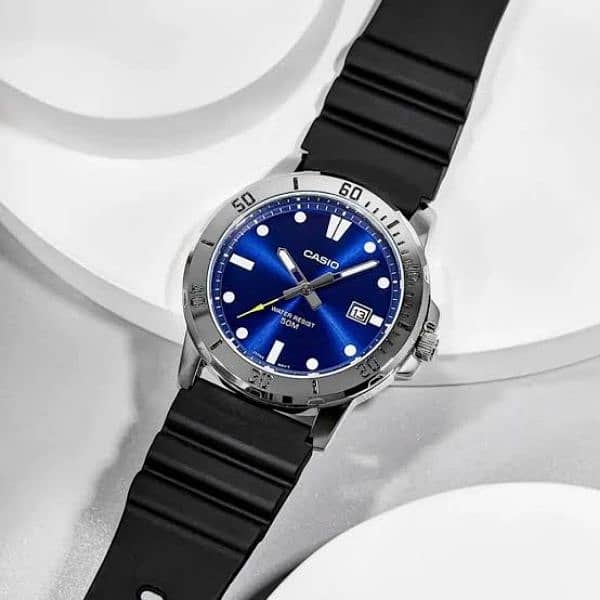 Casio  Watch MTP VD01 Orignal  (blue) 0