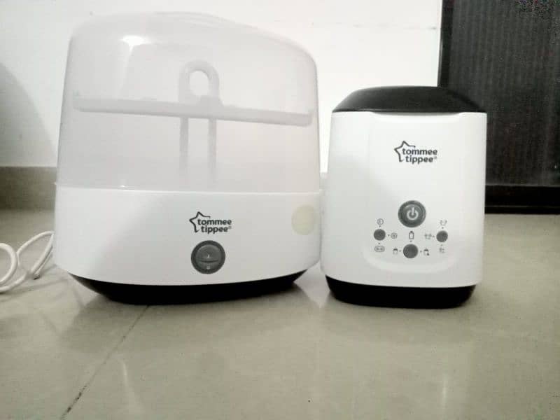 Tommee Tippee bottle sterilizer and warmer/Avent bottle warmer 1