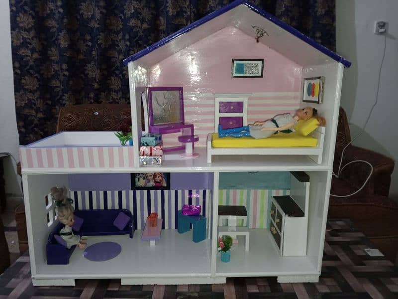 Doll house wooden 5