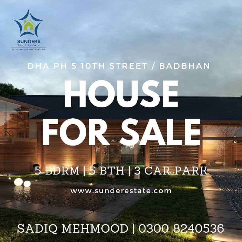 Dha Ph 5 | 10th Street Off Muhajid | 500 Yards Bungalow For Sale | Owner Built | Marble Flooring | Most Prime Location | Reasonable Demand | 0