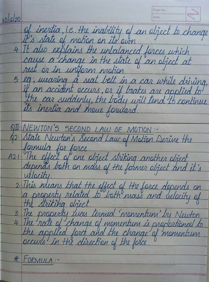 Handwriting Assignment work 15