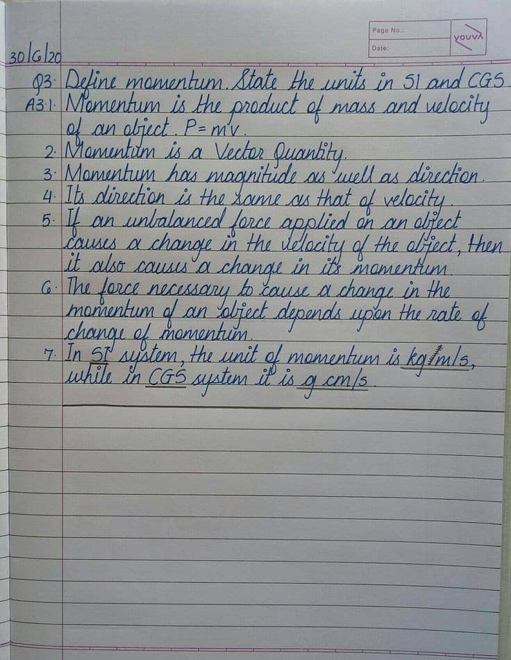 Handwriting Assignment work 19
