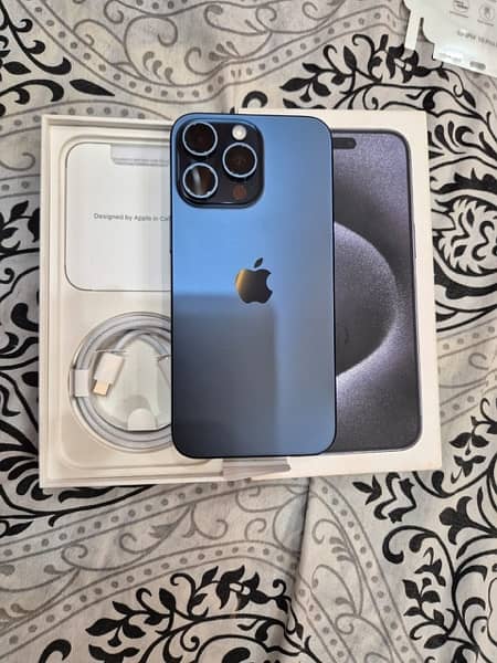I phone 15 pro max 256gb non pta sim time available 0