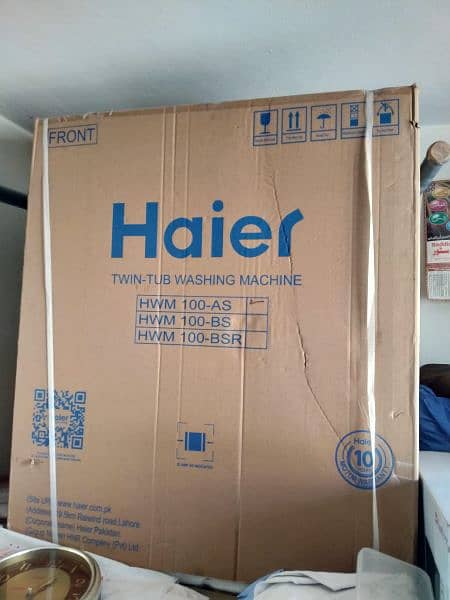 Haier box packed washing machine for sale 1