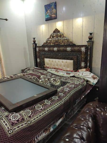 One Bed With Side Table And Dressing Table For Sale 3