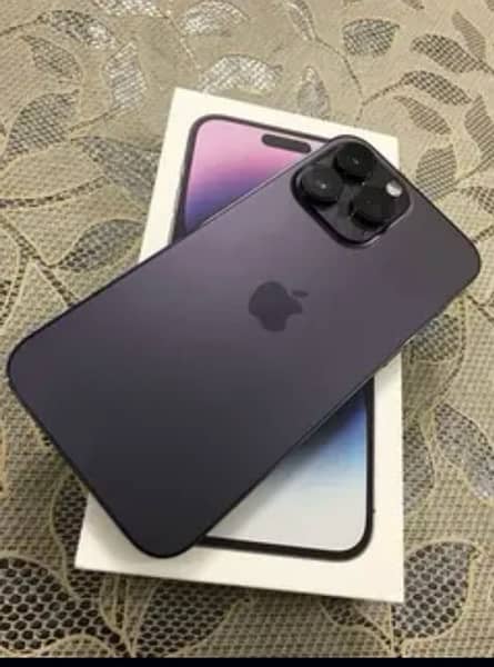 I phone 14 pro max 256gb pta approved fix price 0