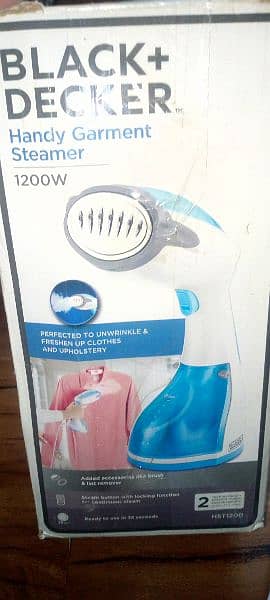 black and decker garment steamer 1